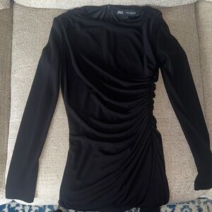 Zara Elegant Black Dress